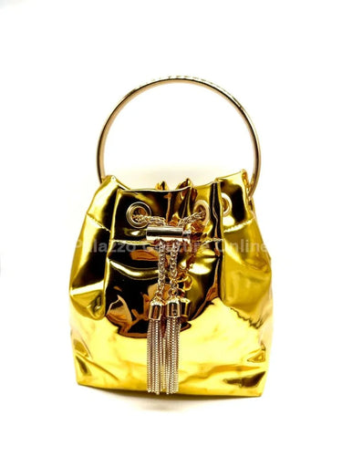 High Class Lifestyle Handbag (Gold) - stylish purse for going out
