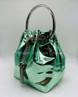 High Class Lifestyle Handbag (Metallic Mint) - Palazzo Couture Online