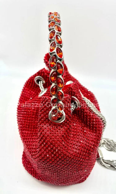 High Class Lifestyle Handbag (Red) - women's evening clutch