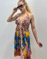 High Standard Mini  Dress front view showing mini dress silhouette