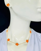 Be Honest Necklace (Orange) for women - fashion jewelry by Palazzo Couture