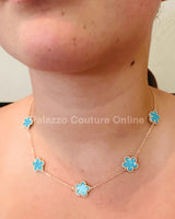 Be Honest Necklace (Turquoise) for women - fashion jewelry by Palazzo Couture