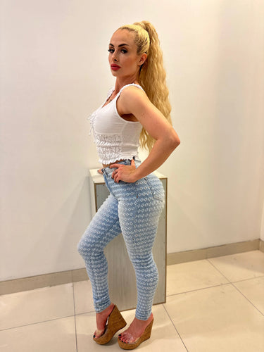 I Don’t Wanna Know Distressed Jeans with Stretch Fit - view 3