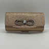Infinity Glitter Rhinestone Bow Clutch (Rose Gold) - Palazzo Couture Online