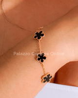 Inspiring Flowers That Last Forever Bracelet (Black) - Palazzo Couture Online