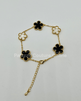 Inspiring Flowers That Last Forever Bracelet (white & Black) - Palazzo Couture Online