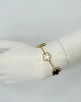 Inspiring Flowers That Last Forever Bracelet (white & Black) - Palazzo Couture Online