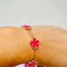 Inspiring Flowers That Last Forever Bracelet (Fuchsia) for women - fashion jewelry by Palazzo Couture