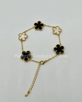 Inspiring Flowers That Last Forever Bracelet (white & Black) for women - fashion jewelry by Palazzo Couture
