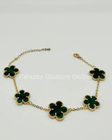 Inspiring Flowers That Last Forever Bracelet (Green) for women - fashion jewelry by Palazzo Couture