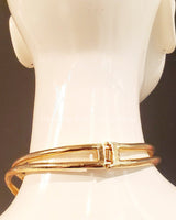 Interwise Metal Necklace Gold - Palazzo Couture Online