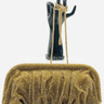 Irina Flow Mesh Bolero Style Clutch (Gold) - Palazzo Couture Online