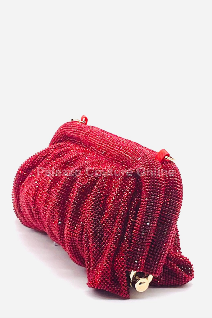 Irina Flow Mesh Bolero Style Clutch (Red) Hand Bag