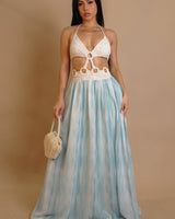 Island Bloom Crochet Maxi Dress – Bluenatural - Palazzo Couture Online