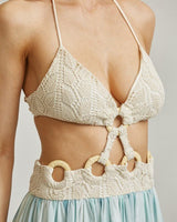 Island Bloom Crochet Maxi Dress – Bluenatural - Palazzo Couture Online