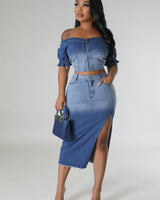 Janay Babe Skirt Set - Palazzo Couture Online