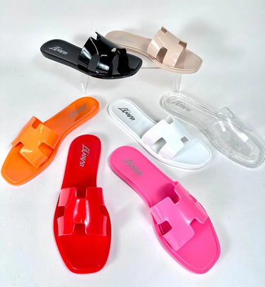 Jelli 105 Vibrant Luxe Slides Easy Wear Orange - view 2