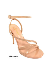 Jordie Strappy Heels Nude - Palazzo Couture Online