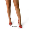 Jordie Strappy Heels Red - Palazzo Couture Online