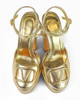 Josy Vera Luxe Platforms - Gold - Palazzo Couture Online