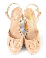 Josy Vera Luxe Platforms - Nude - Palazzo Couture Online