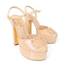 Josy Vera Luxe Platforms - Nude - Palazzo Couture Online