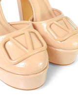 Josy Vera Luxe Platforms - Nude - Palazzo Couture Online