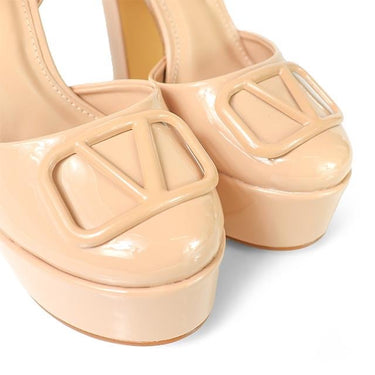 Josy Vera Luxe Platforms - Nude - Palazzo Couture Online