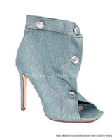 Julene Short Boots with High Heel Statement Design - women's fashion boots