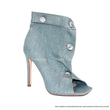 Julene Short Boots with High Heel Statement Design - women's fashion boots