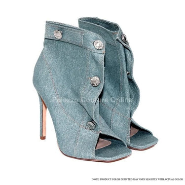 Julene Short Boots with High Heel Statement Design - trendy women's boots