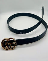 Katy Plain Belt (Black) - Palazzo Couture Online