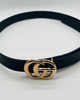 Katy Plain Belt (Black) - Palazzo Couture Online