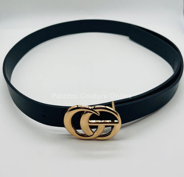 Katy Plain Belt (Black) - Palazzo Couture Online