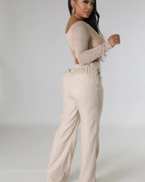 Khloie Taupe Crop Top with Sheer Long Sleeves - women's fashion crop top
