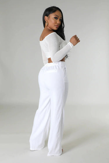 Khloie White Crop Top with Sheer Long Sleeves - stylish going out crop top