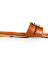 Kira Signature Flat Sandals Tan - Palazzo Couture Online