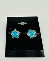 Kiss From A Rose Earrings (Turquoise ) One Size / Turquoise