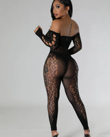 Last kiss Jumpsuit (Black) - Palazzo Couture Online