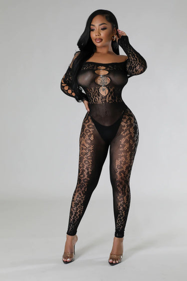 Last kiss Jumpsuit (Black) - Palazzo Couture Online