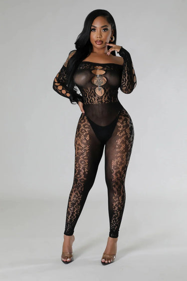 Last kiss Jumpsuit (Black) - trendy women's jumpsuit