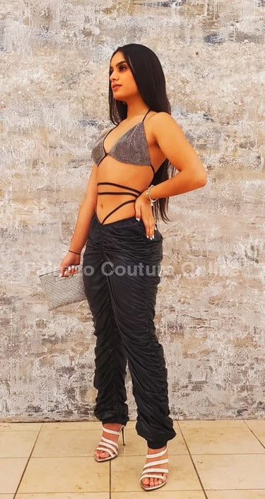 Bring It On Faux Leather Leggings - view 3
