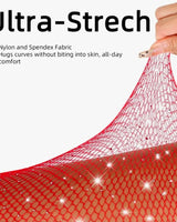 Legs Diamonds Fishnet Tights Red - Palazzo Couture Online