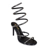 Lexia Luxe Rhinestone Wrap  Heels Black for women - stylish heels by Palazzo Couture