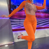 Life of the Party Jumpsuit (Orange) for women - stylish jumpsuit by Palazzo Couture