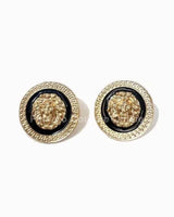 Lion Diva Earrings – Bold Lion Head Earrings in Gold or Silver - women's statement jewelry