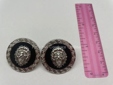Lion Diva Earrings – Bold Lion Head Earrings in Gold or Silver - stylish accessory for every outfit