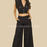 Lithuania Lace top Pant Set - Palazzo Couture Online