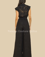 Lithuania Lace top Pant Set - Palazzo Couture Online