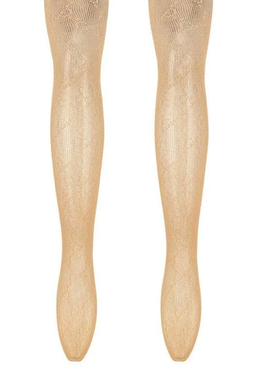 The Little Details Fishnet Tights (Nude) - stylish hosiery for dresses and skirts